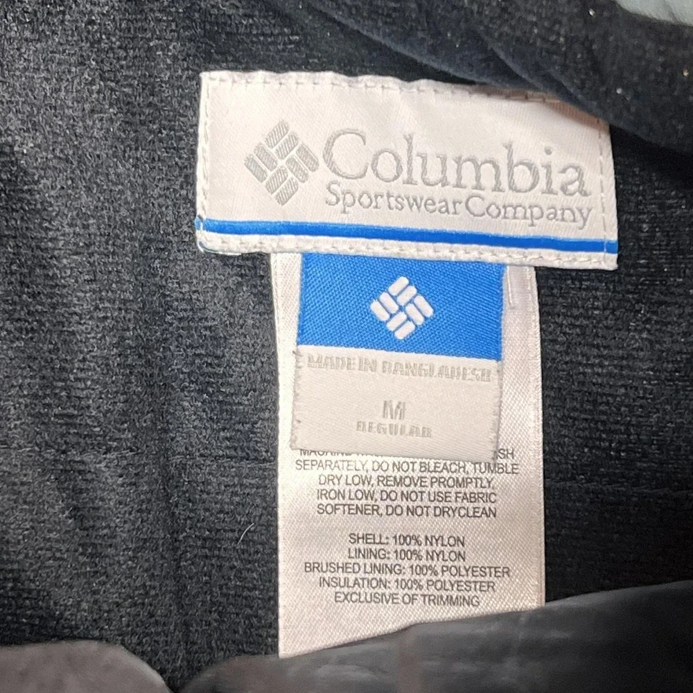Columbia Bugaboo Omni-Tech Snow Pants Mens Medium Gray Waterproof Insulated Ski - Picture 8 of 13